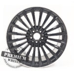 ALU FELGA ZA MERCEDES 5X112 19" MB5909CPR ET45 CRNA SA POLIRANIM RUBOM - Slika 2