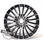 ALU FELGA MERCEDES 5X112 19" MB5909CP ET45 CRNA SA POLIRANIM - Slika 2
