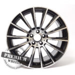 ALU FELGA ZA MERCEDES 5X112 19" MB822CP ET45 CRNA SA POLIRANIM - Slika 2