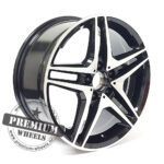 ALU FELGA MERCEDES 5X112 18" MBK443CP ET35 CRNA POLIRANA
