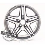 ALU FELGA MERCEDES 5X112 18" MBK443SP ET35 SIVA POLIRANA - Slika 2