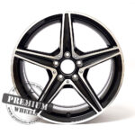 ALU FELGA MERCEDES 5X112 18" MBK5052CP ET44 CRNA SA POLIRANIM - Slika 2