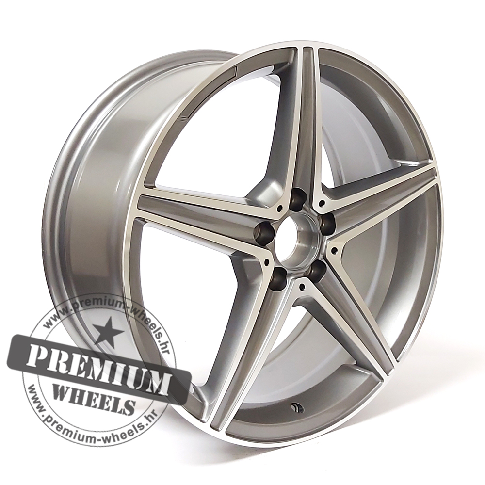 MBK5052SP ALU FELGA MERCEDES 5X112 18" MBK5052SP ET44 SIVA SA POLIRANIM - Slika 1