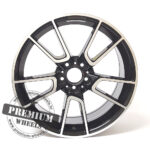 ALU FELGA MERCEDES 5X112 19" MBK5462CP ET44 CRNA SA POLIRANIM - Slika 2