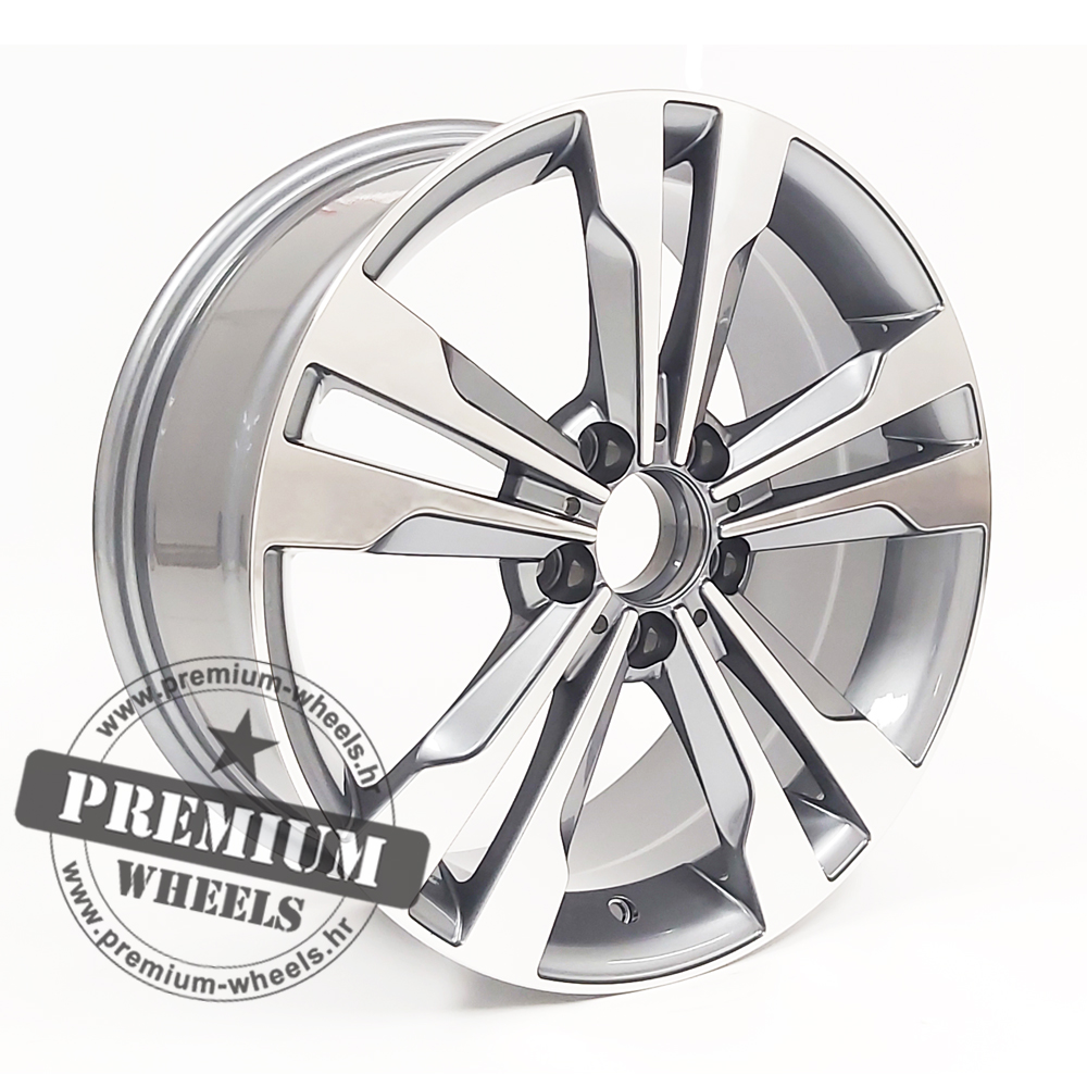 MBK754SP ALU FELGA MERCEDES 5X112 18" MBK754SP ET44 SIVA SA POLIRANIM - Slika 1