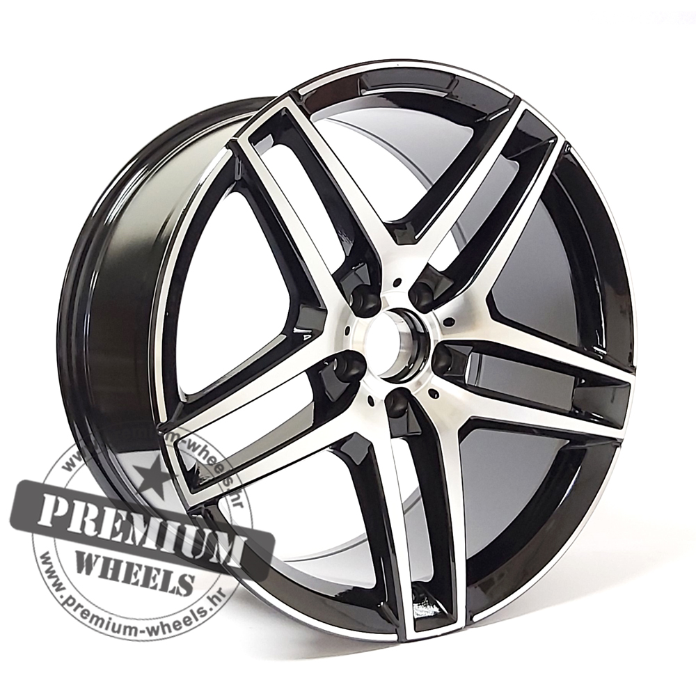 MBK967CP ALU FELGA MERCEDES 5X112 19" MBK967CP ET45 CRNA POLIRANA - Slika 1