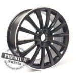 ALU FELGA ZA MERCEDES 5X112 19" MBY1048CPR ET43 CRNA S POLIRANIM RUBOM