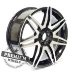 ALU FELGA MERCEDES 5X112 18" MBY274CP ET45 CRNA SA POLIRANIM