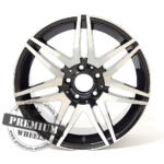 ALU FELGA MERCEDES 5X112 18" MBY274CP ET45 CRNA SA POLIRANIM - Slika 2