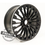 ALU FELGA ZA MERCEDES 5X112 18" MFBX132CMPR ET43 CRNA POLUMAT SA POLIRANIM RUBOM