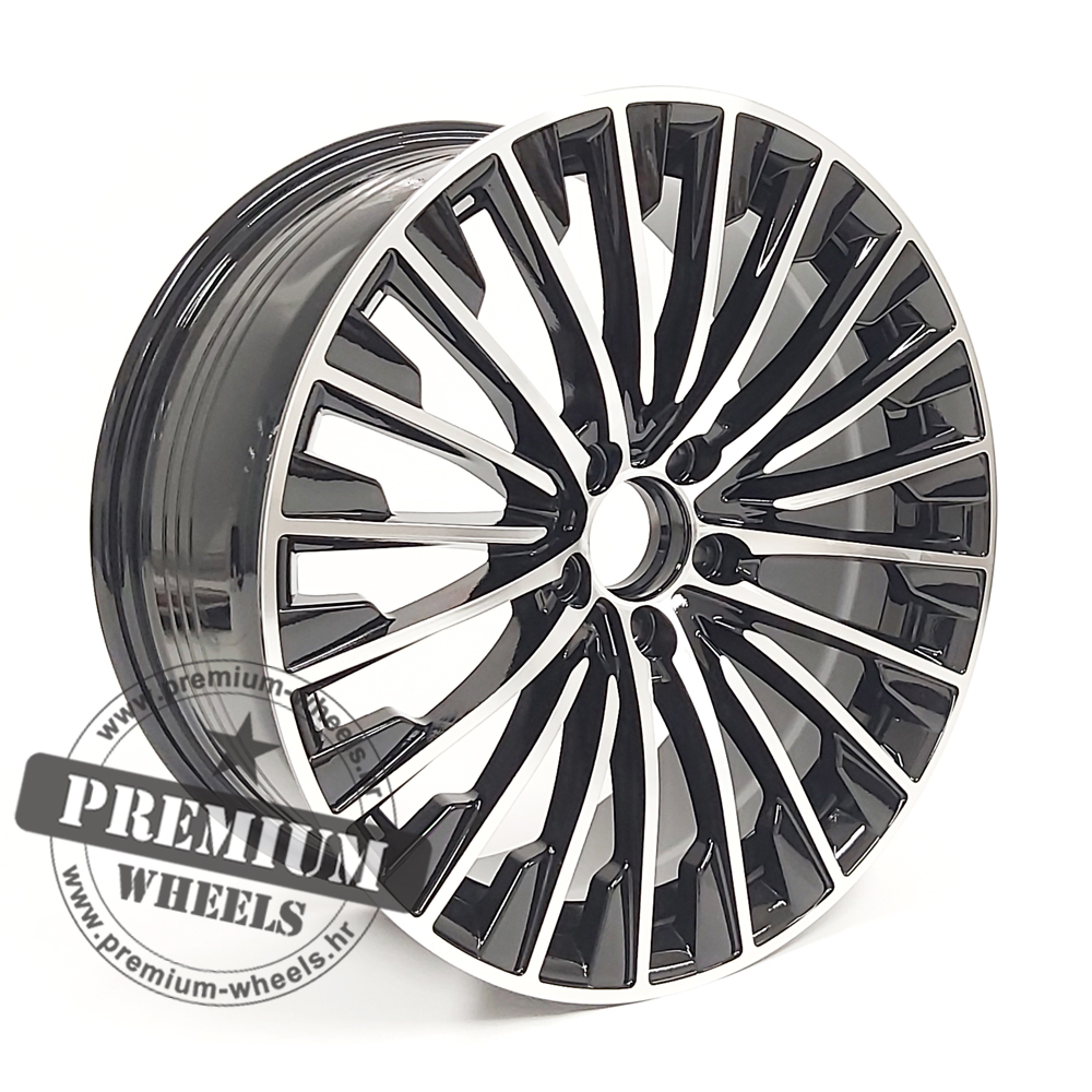 MFBX132CP ALU FELGA ZA MERCEDES 5X112 20" MFBX132CP ET40 CRNA S POLIRANIM - Slika 1