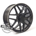 ALU FELGA MERCEDES 5X112 18" MFE195CMPR ET43 CRNA POLUMAT SA POLIRANIM RUBOM