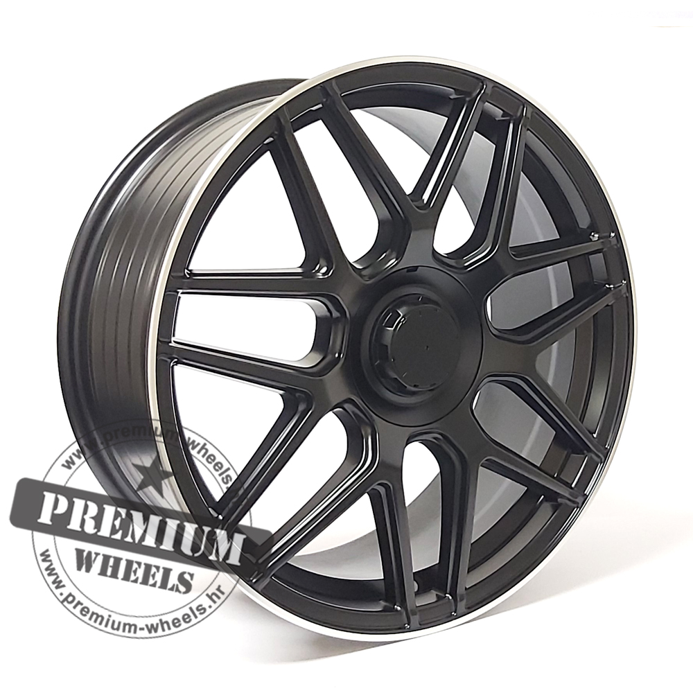 MFE195CMPR ALU FELGA MERCEDES 5X112 18" MFE195CMPR ET43 CRNA POLUMAT SA POLIRANIM RUBOM - Slika 1