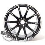 ALU FELGA ZA MERCEDES 5X112 22" MFE236CP ET38 CRNA SA POLIRANIM - Slika 2