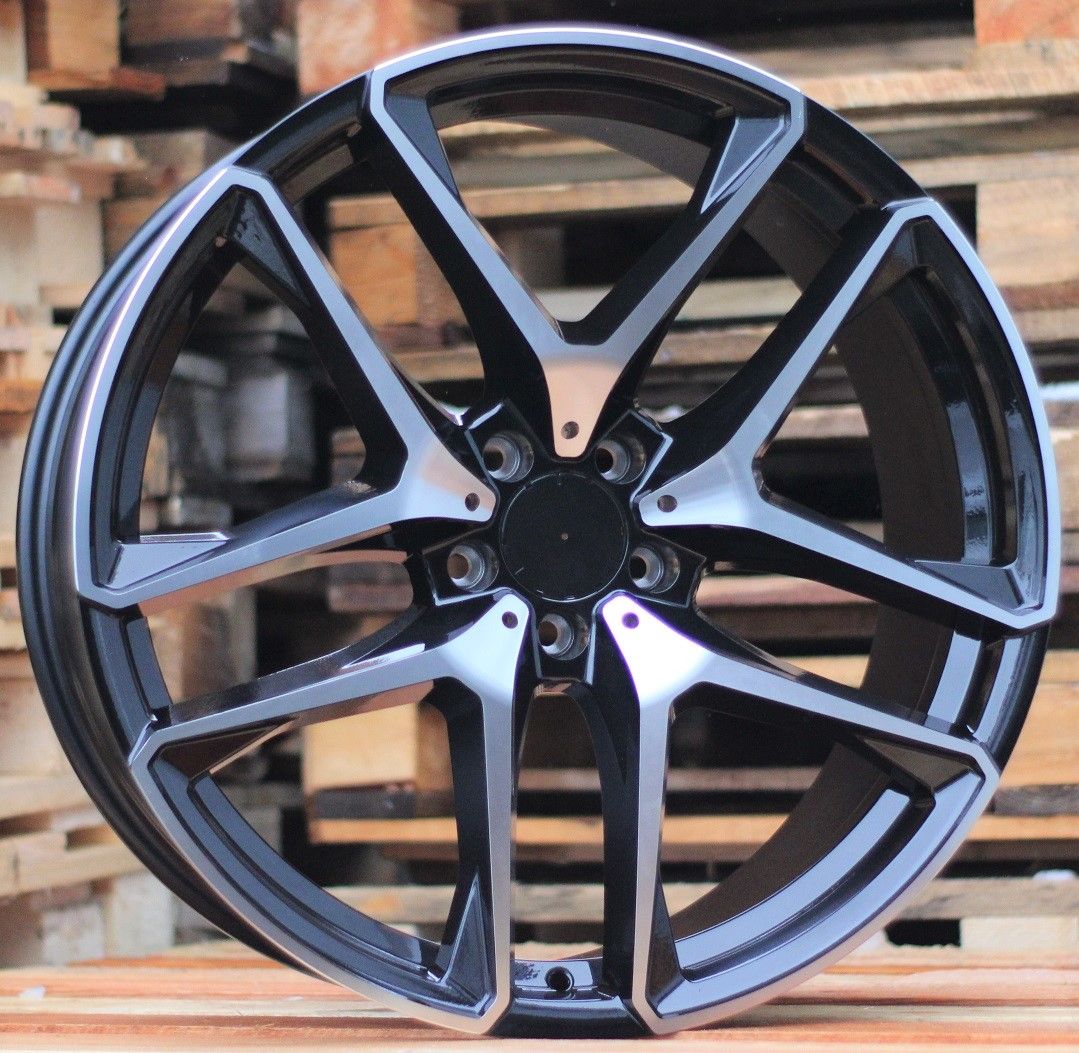 MFE247CP.jfif_ ALU FELGA MERCEDES 5X112 21" MFE247CP ET49 CRNA SA POLIRANIM - Slika 1