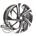 ALU FELGA ZA NISSAN 5X114.3 19" ND1981CP ET45 CRNA SA POLIRANIM