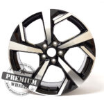 ALU FELGA NISSAN 5X114.3 16" NXFE173CP ET40 CRNA SA POLIRANIM - Slika 2