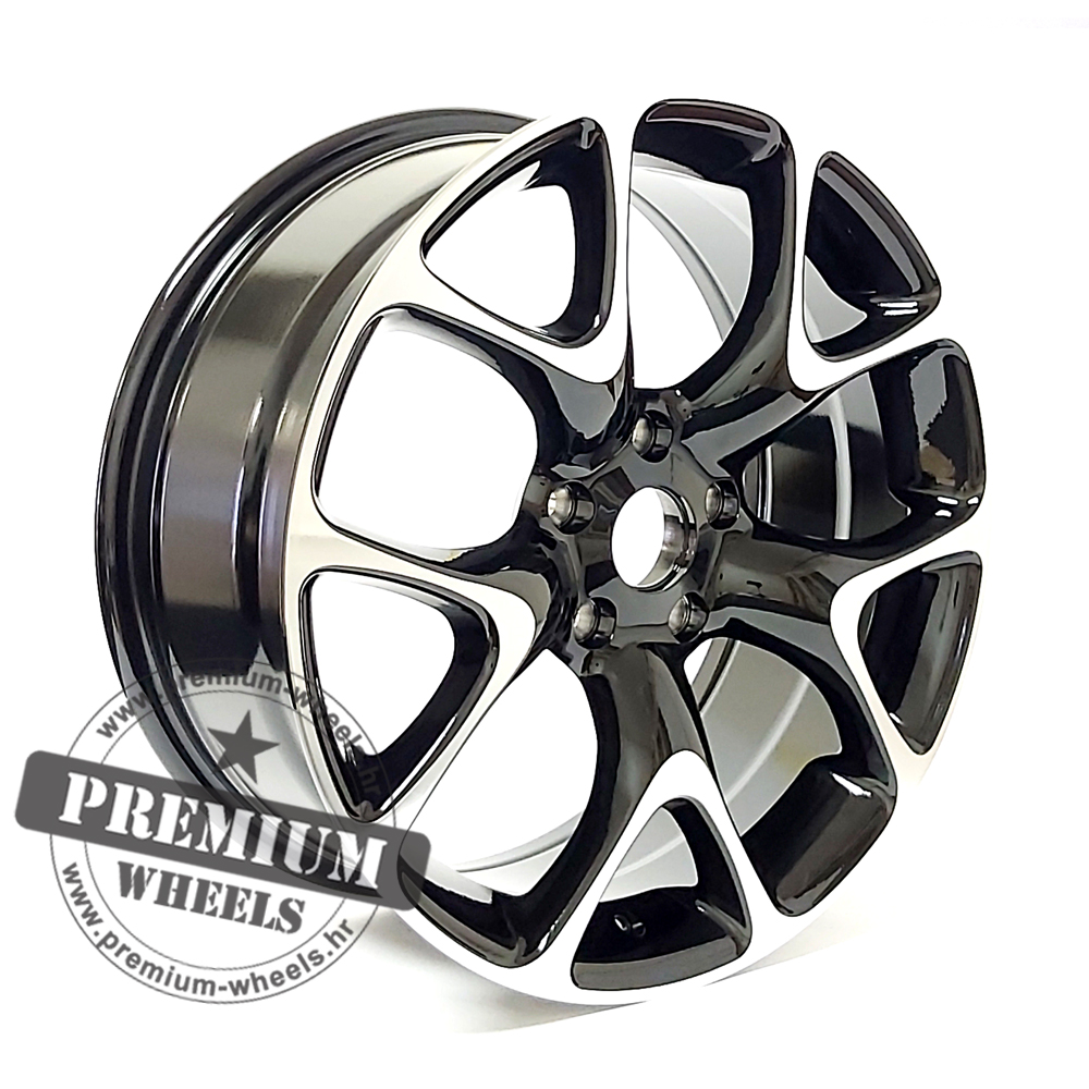 OZE236CP ALU FELGA OPEL 5X120 18" OZE236CP 42 CRNA SA POLIRANIM - Slika 1