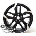 ALU FELGA ZA PEUGEOT 5X108 18" P275CMP ET45 CRNA POLUMAT SA POLIRANIM - Slika 2
