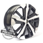 ALU FELGA PEUGEOT 5X108 17 B5837CP ET42 CRNA SA POLIRANIM