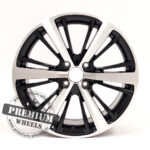 ALU FELGA ZA PEUGEOT 4X108 18" PLU451CP ET25 CRNA SA POLIRANIM - Slika 2