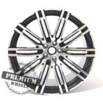 ALU FELGA PORSCHE 5X112 20" POBY1026CP ET19 CRNA SA POLIRANIM - Slika 2