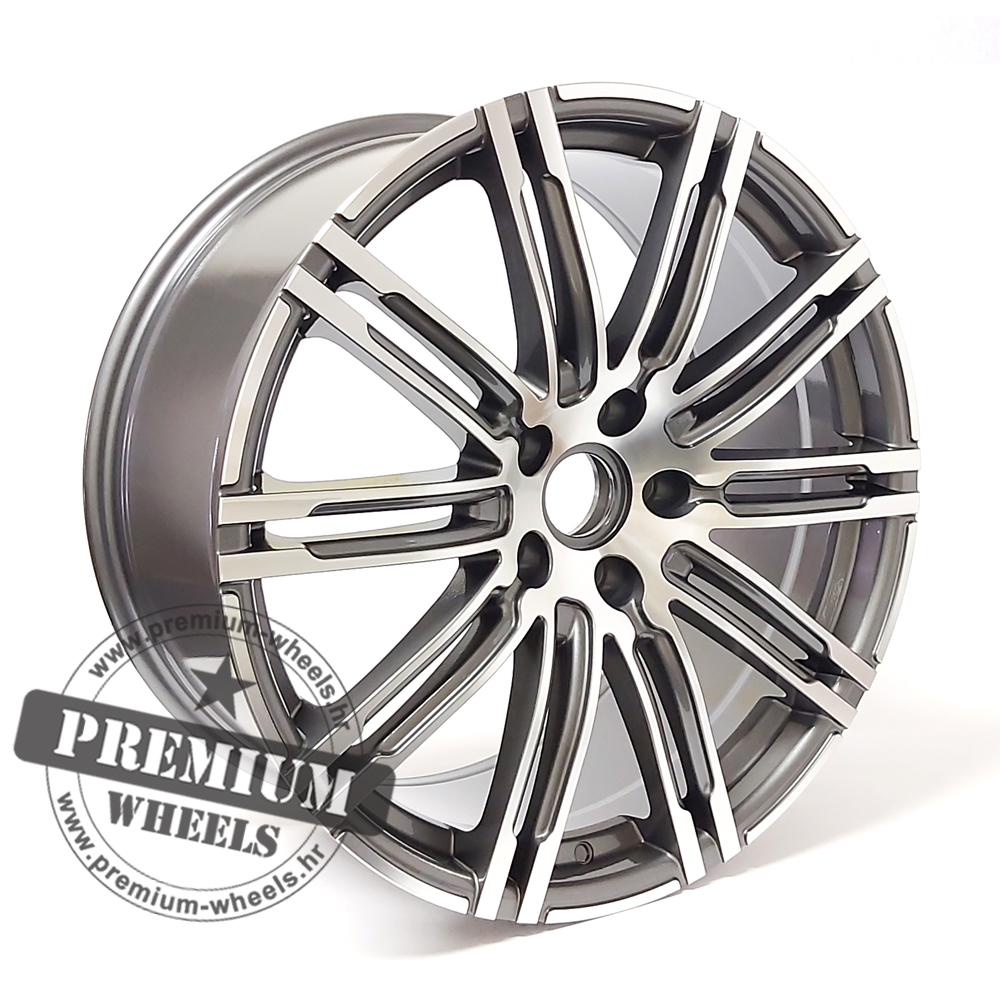 POBY1026SP ALU FELGA PORSCHE 5X112 19" POBY1026SP ET21 SIVA POLIRANA - Slika 1