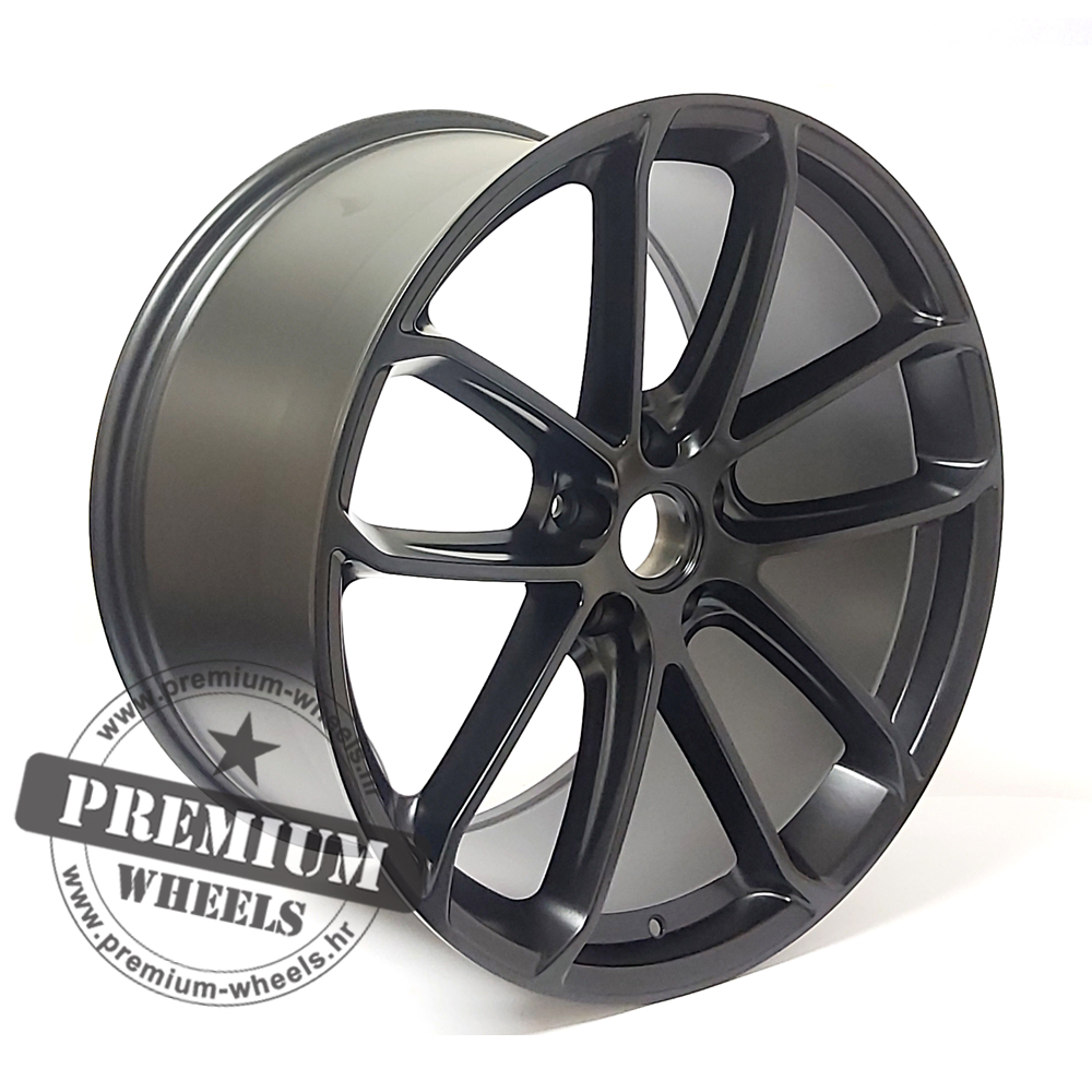 POH5084CM ALU FELGA ZA PORSCHE 5X130 20" POH5084CM ET50 CRNA POLUMAT - Slika 1