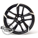 ALU FELGA PEUGEOT 5X108 18" PXE170CP ET45 CRNA SA POLIRANIM - Slika 2