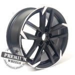 ALU FELGA ZA PEUGEOT 5X108 16" PXFE170CMP ET44 CRNA POLUMAT SA POLIRANIM