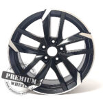 ALU FELGA ZA PEUGEOT 5X108 16" PXFE170CMP ET44 CRNA POLUMAT SA POLIRANIM - Slika 2