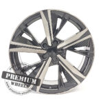 ALU FELGA ZA PEUGEOT 4X108 17" PY1187CTP ET25 CRNA SA POLIRANIM - Slika 2