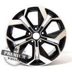 ALU FELGA ZA RENAULT 5X114.3 15" RBK5168CP ET45 CRNA SA POLIRANIM - Slika 2