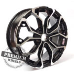 ALU FELGA RENAULT 4X100 17″ RXFE260CP ET44 CRNA SA POLIRANIM