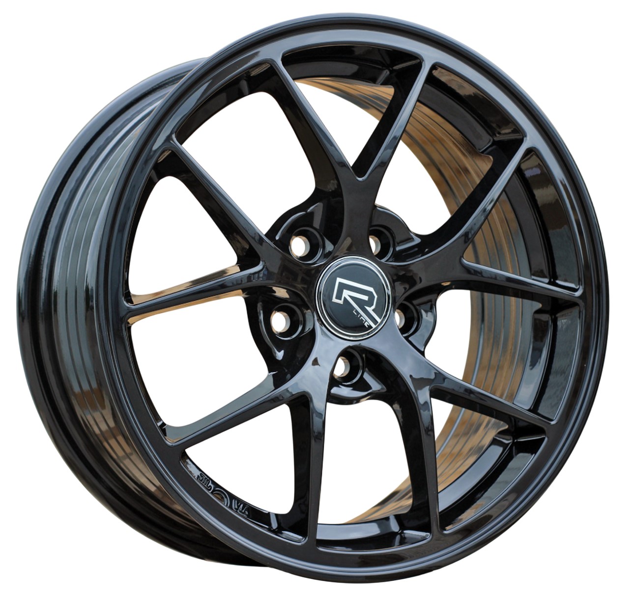 RY0134C ALU FELGA RACIN 5X112 15" RY0134C ET40 CRNA - Slika 1