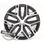 ALU FELGA ZA SEAT 5X112 19" SEB1109CP ET45 CRNA SA POLIRANIM - Slika 2