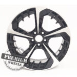 ALU FELGA ZA SEAT 5X100 17" SEB5943CP ET51 CRNA SA POLIRANIM - Slika 2