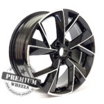 ALU FELGA SKODA 5X112 18" SFE211CP ET43 CRNA POLIRANA