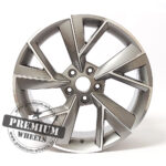 ALU FELGA SKODA 5X112 18" SFE211SP ET43 SIVA POLIRANA - Slika 2