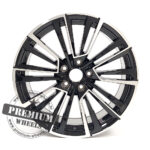 ALU FELGA ZA ŠKODU 5X112 19" SI0361CP ET44 CRNA SA POLIRANIM - Slika 2