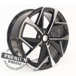 ALU FELGA ZA ŠKODU 5X112 19" SI5638CP ET45 CRNA SA POLIRANIM