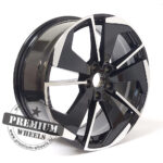 ALU FELGA ZA ŠKODU 5X112 19" SK5579CP ET45 CRNA SA POLIRANIM