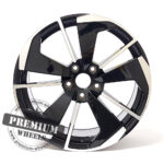 ALU FELGA ZA ŠKODU 5X112 19" SK5579CP ET45 CRNA SA POLIRANIM - Slika 2