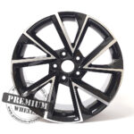 ALU FELGA ZA ŠKODU 5X112 19" SK6116CP ET45 CRNA SA POLIRANIM - Slika 2