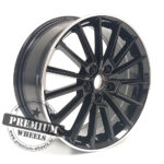 ALU FELGA ZA ŠKODA 5X112 17" SKB5969CPR ET46 CRNA S POLIRANIM RUBOM