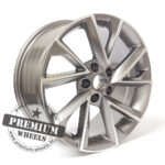 ALU FELGA SKODA 5X112 17" SFE181SP ET43 SIVA POLIRANA