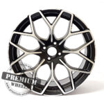 ALU FELGA SMART 4X100 16" SMB1449CMP ET30 CRNA POLUMAT SA POLIRANIM - Slika 2