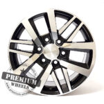 ALU FELGA TOYOTA 6X139.7 18" TB1155CP ET25 CRNA SA POLIRANIM - Slika 2
