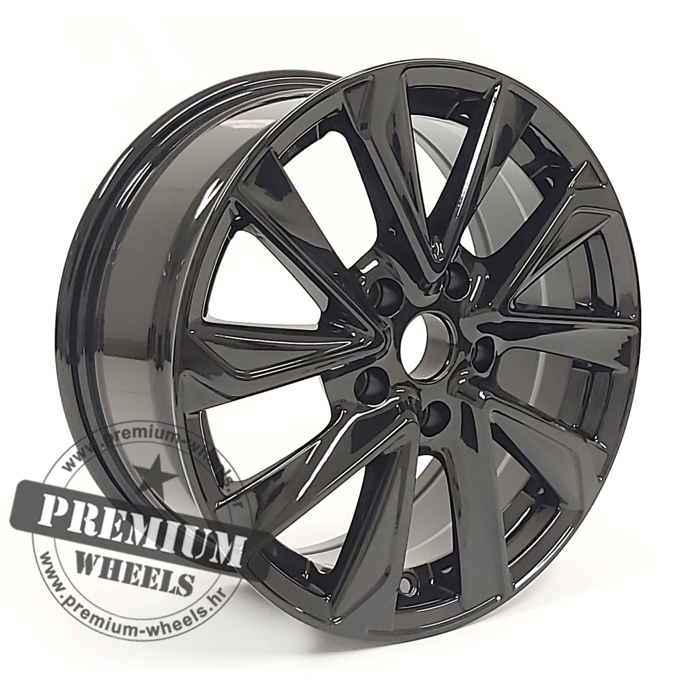 TB2038C ALU FELGA TOYOTA 5X100 16" TB2038C ET40 CRNA - Slika 1