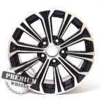 ALU FELGA TOYOTA 5X100 16" TB5845CP ET39 CRNA SA POLIRANIM - Slika 2